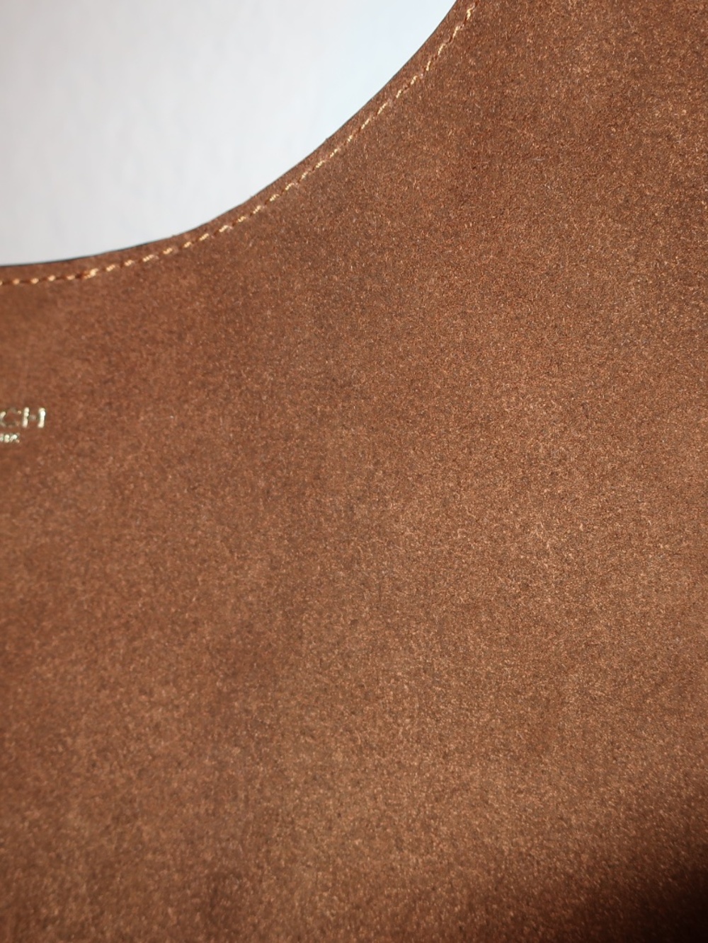 COACH Brown Suede Shoulder Hobo Bag - Picture 15 of 16